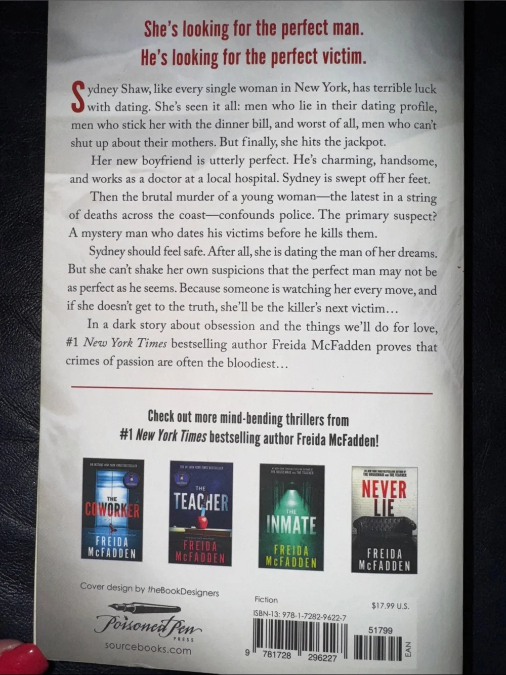 The Boyfriend by Freida McFadden - Lots of Twists and Murder